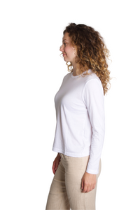 The Jersey Relaxed Long Sleeve in Powder