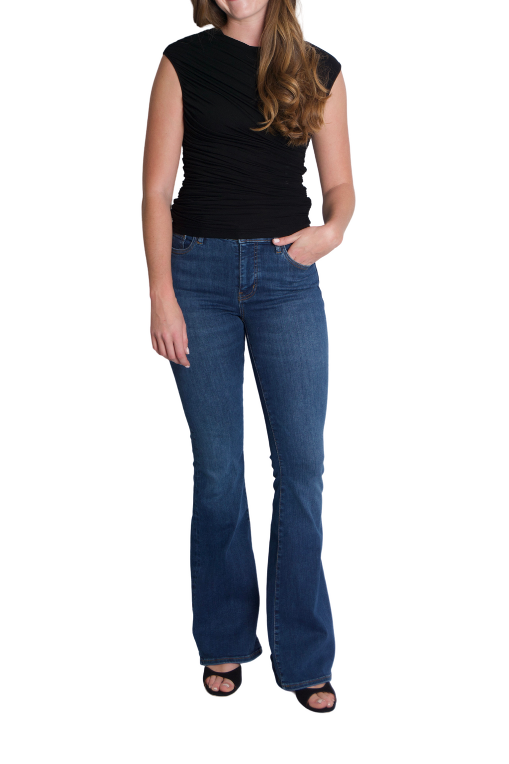 FLARE SLEEVE HIGH LOW LAYER ALL IS NOUVEAU