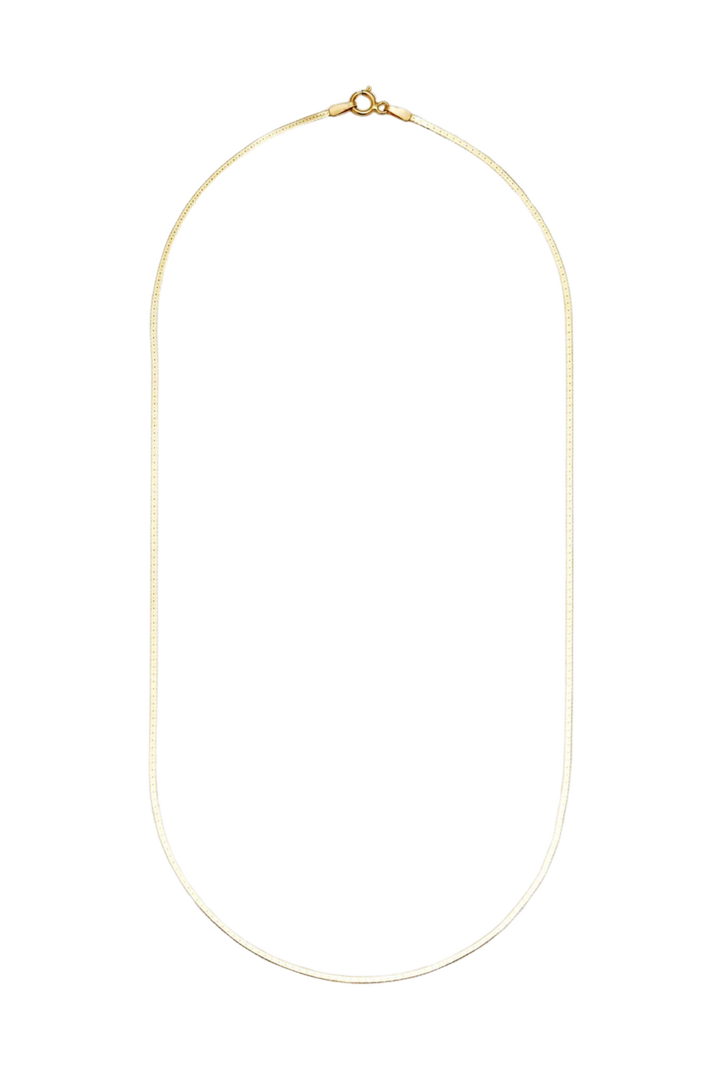Loren Stewart Demi Herringbone Necklace Oliver