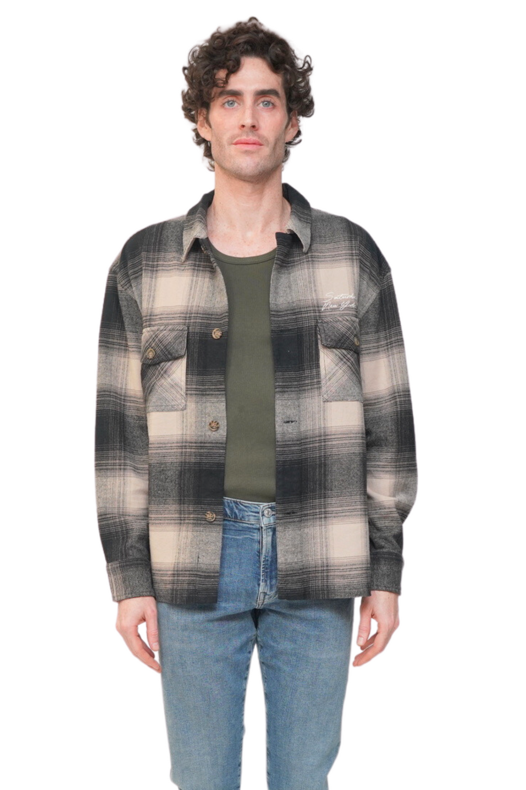 Saturdays - Driessen Flannel Overshirt – Oliver