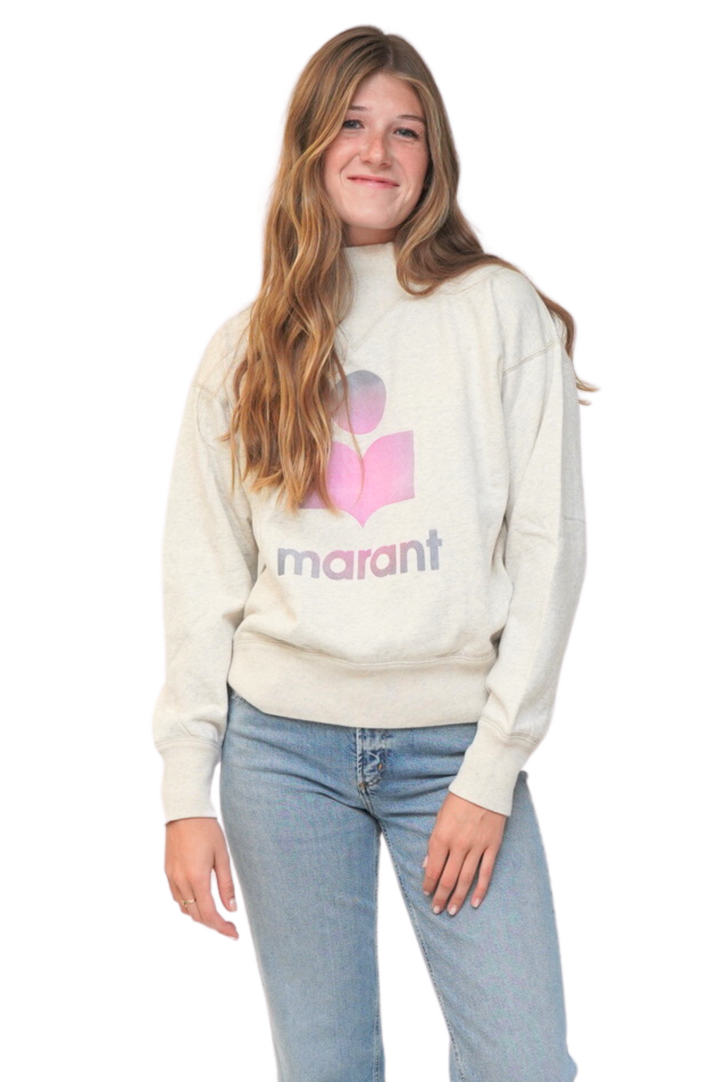 Isabel Marant Etoile Moby Sweatshirt in Ecru Oliver