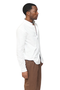 Beefy Cotton Oxford in White