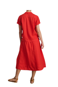Standard Skirt in Linen Chili