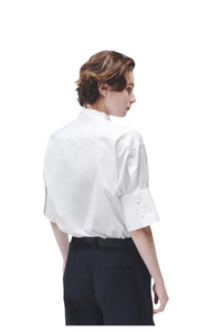 Ayla Poplin Shirt in White