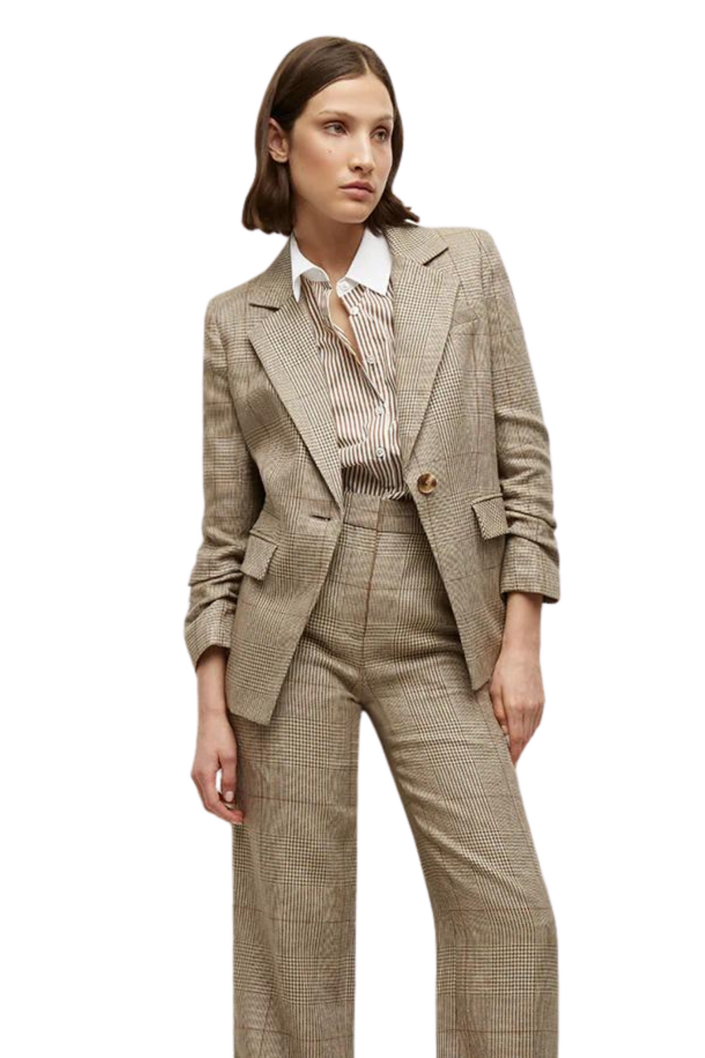 Veronica Beard Battista Dickey Jacket in Ecru Ochre – Oliver