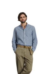 Mill Shirt in Blue Chambray