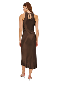 Solene Dress in Espresso