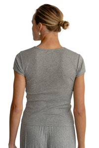 The Pointelle Baby Tee