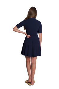 Patricia Polo Mini Dress in Midnight