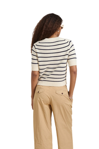 Elle Sweater in Navy Stripe