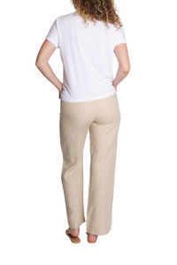 The Linen Simple Pant in Sesame