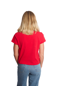 Adine Shrunken Tee in Tomato