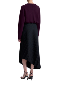 Tracy Skirt in Black Twill