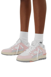Axel Arigato Area Lo Sneaker in Pink & White – Oliver Axel Arigato Area Lo Sneaker in Pink & White – Oliver