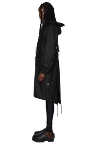 String W Parka in Black