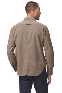 Cairo Cord Shirt in Dark Tan