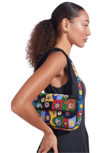 Tommy Beaded Bag in Black Millefiore