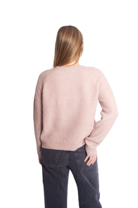 Brushed Crew in Beet Root