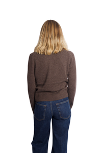 Marais Sweater in Chocolate Cashmere