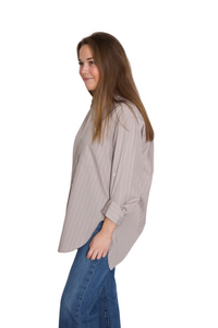 Kayla Shirt in Tailor Grey