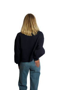 Mirelle Funnel Neck in Navy