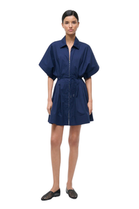 knee length dresses for ladies Portillo Linen Blend Mini Dress Olive