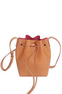 Mini Bucket Bag in Cammello/Dolly