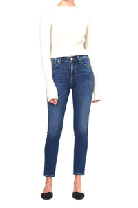 Rocket Ankle Mid Rise Skinny in Morella