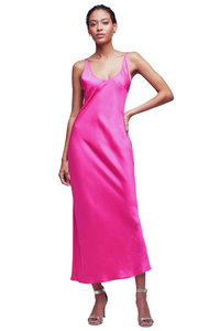 Akiya Dress in Pink Glo