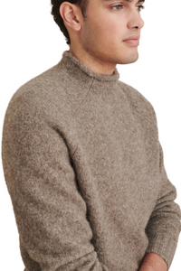 Alex Alpaca Sweater in Chestnut
