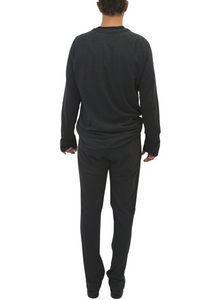 French Terry Sweatpant in Carbon Pigment