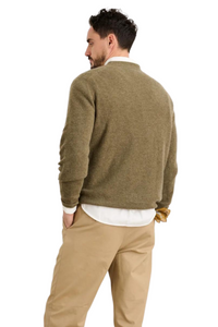 Jordan Cashmere Sweater in Olive