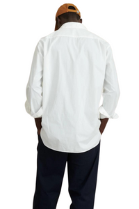 Easy Shirt in Paper Cotton in White