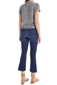 Insider Crop Step Fray in Tongue & Chic